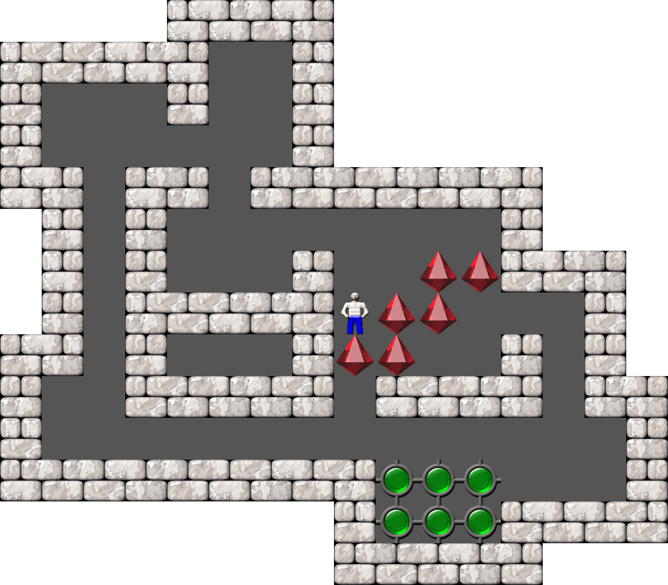 Sokoban Kevin B. Reilly Arranged level 157